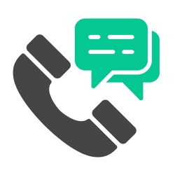 Contact us icon for veterinary appointments and pet care inquiries