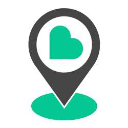 Cara Veterinary locations icon for finding veterinary hospitals nearby